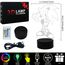 AIRUEEK Sonic Hedgehog Spielzeug 3D nachtlicht -16 Farbvariationen LED Illusion Lampe Schlafzimmer Dekor Beleuchtung/Sonic Figur Lampe Geburtstags Geschenke für Männer, Vatertagsgeschenk