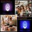 junnire Christus Jesus Kreuz 3D LED Schlafzimmer Dekor Schlaftischlampe mit Fernbedienung 7 Farben Visuelles Nachtlicht Geburtstag Ostern christliches Geschenk für religiöse Frauen Männer Kinder