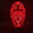 Kreative 3D Jesus Kreuz Nacht Licht 16 Farben Andern Sich Fernbedienung USB-Strom Touch Schalter Dekor Lampe Optische Täuschung Lampe LED Lampe Tisch Kind Geburtstag Weihnachten Geschenke