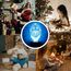 junnire Christus Jesus Kreuz 3D LED Schlafzimmer Dekor Schlaftischlampe mit Fernbedienung 7 Farben Visuelles Nachtlicht Geburtstag Ostern christliches Geschenk für religiöse Frauen Männer Kinder