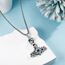 CUPENDA Thor Hammer Halskette Sterling Silber Davidstern Mjolnir Anhänger Vegvisir Schmuck Geschenke für Frauen Männer