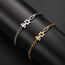 UNIFT Damen-Armband mit jüdischem Davidstern-Leuchter, Edelstahl, im israelischen Retro-Stil, mit Davidstern, Chanukka-Schmuck, Edelstahl