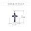 YFN Kreuz Halskette Sterling Silber Abalone Shell Kreuz Anhänger Religiöser Schmuck Geschenke für Damen Herren