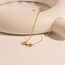 HANLI 14K Gold Vergoldet Halsketten Damen - Zarte Unendlichkeit Anhänger Kette mit Cubic Zirkonia für Frauen Mädchen Wasserfeste Hautverträglich Schmuck
