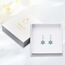 ABIGY David Stern Ohrringe 925 Sterling Silber Ohrringe Davidstern jüdisches Amulett Blaue Opal Ohrstecker Schmuck Geschenk für Männer Damen