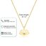 HANLI 14K Gold Vergoldet Halsketten Damen - Zarte Lotus Anhänger Kette mit Cubic Zirkonia für Frauen Mädchen Wasserfeste Hautverträglich Schmuck