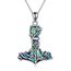 CUPENDA Thor Hammer Halskette Sterling Silber Mjolnir Baum des Lebens Anhänger Nordic Wikinger Schmuck Geschenke für Damen