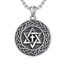 Shusukue Davidstern-Halskette, jüdische Stern-Halskette, 925er Sterlingsilber, Davidstern-Anhänger, jüdischer Schmuck, Geschenke für Männer und Frauen
