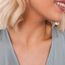 HANLI 14K Gold Vergoldet Halsketten Damen - Zarte Unendlichkeit Anhänger Kette mit Cubic Zirkonia für Frauen Mädchen Wasserfeste Hautverträglich Schmuck