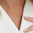 HANLI 14K Gold Vergoldet Halsketten Damen - Zarte Stern Anhänger Kette mit für Frauen Mädchen Wasserfeste Hautverträglich Schmuck