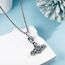CUPENDA Thor Hammer Halskette Sterling Silber Wikinger Kompass Mjolnir Anhänger Vegvisir Schmuck Geschenke für Frauen Männer