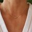 HANLI 14K Gold Vergoldet Halsketten Damen - Zarte Korn Anhänger Kette mit für Frauen Mädchen Wasserfeste Hautverträglich Schmuck