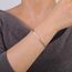 UNIFT Damen-Armband mit jüdischem Davidstern-Leuchter, Edelstahl, im israelischen Retro-Stil, mit Davidstern, Chanukka-Schmuck, 22 centimeters, Edelstahl, Kein Edelstein