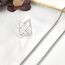 HUKKUN Merkaba Kette Sterling Silber Davidstern Halskette Metatron Halskette Judenstern Schmuck Geschenk für Männer