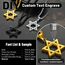 ChainsHouse Personalisiert Kette mit Grvaur Damen Davidstern Kette für Frauen Edelstahl Halskette mit Davidstern Hexagramm Anhänger Gold Davidstern Kettenanhänger Damen Amulett Schmuck für Freundin