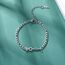 UNIFT Damen-Armband mit jüdischem Davidstern-Leuchter, Edelstahl, im israelischen Retro-Stil, mit Davidstern, Chanukka-Schmuck, 22 centimeters, Edelstahl, Kein Edelstein
