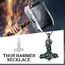 CUPENDA Thor Hammer Halskette Sterling Silber Schwarz Mjolnir Baum des Lebens Anhänger Nordic Wikinger Schmuck Geschenke für Damen