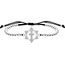 JunyiDIY Handgefertigtes, verstellbares Kreuz- und Davidstern-Charm-Armband, modischer christlicher, religiöser Schmuck für Männer und Frauen, schützendes und inspirierendes Geschenk, Einstellbar,