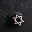 EUEAVAN Davidstern Halskette für Frauen Hexagramm Anhänger Halskette Amulett Symbo Jüdisch Israel Religiös David Schmuck Geschenk Frauen (Silber)