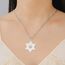 EUEAVAN Davidstern Chai-Halskette, hebräisch, jüdischer Chai-Anhänger, Halskette, Kabbalah-Amulett, Schmuck, jüdisches christliches Hexagramm, Chanukka, Geschenk für Damen und Herren, Medium,