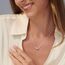 HANLI Kette Silber 925 Damen - Zarte Korn Anhänger Kette mit für Frauen Mädchen Wasserfeste Hautverträglich Schmuck