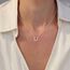 HANLI Kette Silber 925 Damen - Zarte Sonne Anhänger Kette mit für Frauen Mädchen Wasserfeste Hautverträglich Schmuck