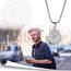 JewelryWe Schmuck 3PCS Herren Halskette mit Siegel der Sieben Erzengel Anhänger Retro Edelstahl Medaille Kette Silber Gold Schwarz