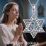 YAFEINI Davidstern Kette 925 Sterling Silber Davidstern Menora Anhänger Halskette Chanukka Schmuck Jüdische Religiöse Geschenk für Frauen Männer Mütter