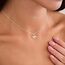 HANLI Kette Silber 925 Damen - Zarte Drachen Anhänger Kette mit für Frauen Mädchen Wasserfeste Hautverträglich Schmuck