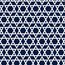 Three Rooker Davidstern-Krawatte für Herren, religiös, Marineblau, Marineblau, Einheitsgröße