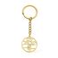 VASSAGO Davidstern Schlüsselanhänger Edelstahl jüdische Chai Schlüsselanhänger Am Yisrael Hebräisch Amulett Schmuck Geschenk für Frauen Männer (gold)