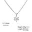 Amaxer Zierliche Davidstern-Halskette mit hebräischem Chai-Symbol, Halskette für Damen, minimalistisch, Chanukka, Magen, Judaisch, jüdisch, Edelstahl, Charm-Anhänger (Davidstern Chai)