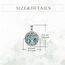YFN Baum des Lebens Halskette Sterling Silber Viking Baum Anhänger Kette Valknut Amulett Keltischer Schmuck Geschenke für Damen Herren
