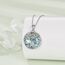 YFN Baum des Lebens Halskette Sterling Silber Hexen Knoten Baum Anhänger Kette Irische Hexe Schmuck Geschenke für Damen Herren