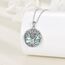 YFN Baum des Lebens Halskette Sterling Silber Zinn Rad der Hekate Göttin Anhänger Kette Schmuck Wiccan Geschenke für Damen Herren