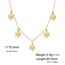 Amaxer Zierliche Davidstern-Halskette mit hebräischem Chai-Symbol, Halskette für Damen, minimalistisch, Chanukka, Magen, Judaisch, jüdisch, Edelstahl, Charm-Anhänger (Davidstern, Chai Gold)