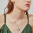 YFN Baum des Lebens Halskette Sterling Silber Yin Yang Lebensbaum Anhänger Kette Abalone Shell Keltischer Schmuck Geschenke für Damen Herren
