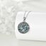 YFN Baum des Lebens Halskette Sterling Silber Keltischen Pentagramm Anhänger Lebensbaum Schmuck Geschenke für Damen Herren