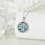 YFN Baum des Lebens Halskette Sterling Silber Claddagh Baum Anhänger Schmuck Irish Claddagh Geschenke für Damen Herren