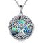 YFN Baum des Lebens Halskette Sterling Silber Claddagh Baum Anhänger Schmuck Irish Claddagh Geschenke für Damen Herren