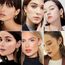 U7 Ohrringe Damen Halb Creolen Ohrringe 18k vergoldet Davidstern Kreolen Ohrringe mit 925 Silber Nadel Hypoallergen Street Style Moedeschmuck Accessoire für Frauen Mädchen