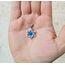 MYSTIC JEWELS By Dalia – Halskette mit Davidstern (Magen David) aus 925er Sterlingsilber mit blauem bösen Blick aus Kristall in der Mitte (klein)