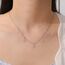Amaxer Zierliche Davidstern-Halskette mit hebräischem Chai-Symbol, Halskette für Damen, minimalistisch, Chanukka, Magen, Judaisch, jüdisch, Edelstahl, Charm-Anhänger (Davidstern, Silber)