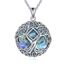 YFN Baum des Lebens Kette 925 Sterling Silber NA Baum Anhänger Halskette Erholung Schmuck Betäubungsmittel Anonym Geschenke für Damen Herren