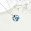 YFN Baum des Lebens Halskette Sterling Silber Om Aum Ohm Baum Anhänger Schmuck Yoga Geschenke für Damen Herren
