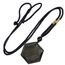 KYEYGWO Unisex Davidstern-Anhänger mit Verstellbar Nylonseil, Bunten Obsidian David Stern Halskette Hexagramm Edelstein Kettenanhänger Reiki Schmuck für Amulett, Heilung, Religiöser