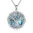 YFN Baum des Lebens Kette 925 Sterling Silber Therian Baum Anhänger Halskette Schmuck Therian Stolzsymbol Geschenke für Damen Herren