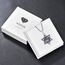 HXWZB Davidstern Halskette für Männer Sterling Silber Davidstern Anhänger Jüdischer Stern Löwe/Rabe/Wolf David Schmuck für Männer Frauen, Sterling Silber, Kein Edelstein