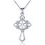 925 Sterling Silber Halskette fur Frauen, Davidstern Kreuz Geometrie Religiose Anhanger Charm Halskette Erfinderisches Geschenk fur Frau/Freundin von AEONSLOVE