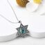 URONE Davidstern Querlenker Kette 925 Sterling Silber Judenstern Anhänger Halskette Davidstern Schmuck für Damen